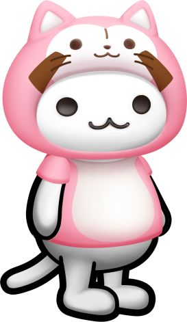 画像ギャラリー No.008のサムネイル画像 / 「ほしの島のにゃんこ」と「あらいぐまラスカル」がコラボ。ラスカルの飾りと洋服が登場