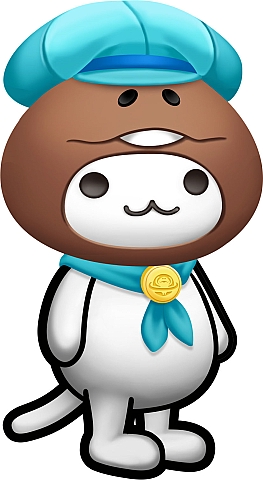 画像ギャラリー No.012のサムネイル画像 / 「ほしの島のにゃんこ」がアニメ「なめこ 〜せかいのともだち〜」とコラボ。”なめこくん”が登場