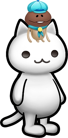 画像ギャラリー No.013のサムネイル画像 / 「ほしの島のにゃんこ」がアニメ「なめこ 〜せかいのともだち〜」とコラボ。”なめこくん”が登場