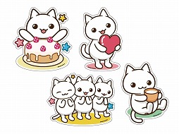 画像ギャラリー No.007のサムネイル画像 / 「ほしの島のにゃんこ」,東京スカイツリータウンで期間限定カフェ&ショップを展開
