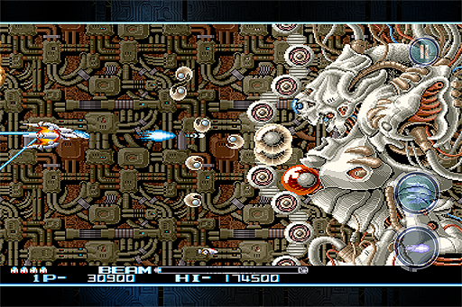 画像ギャラリー No.004のサムネイル画像 / スマホ版「R-TYPE II」の配信が本日スタート。難易度設定やオリジナル/強化版のグラフィックス切り替えなど多彩なオプションを搭載