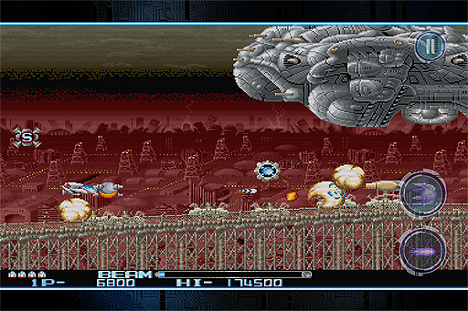 画像ギャラリー No.006のサムネイル画像 / スマホ版「R-TYPE II」の配信が本日スタート。難易度設定やオリジナル/強化版のグラフィックス切り替えなど多彩なオプションを搭載