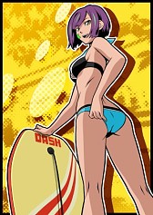 画像ギャラリー No.006のサムネイル画像 / 「大乱走 ダッシュ or 奪取!!」新たに水着衣装を追加&SDDプレゼント実施