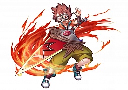 画像ギャラリー No.018のサムネイル画像 / 「サモンズボード」と「メルクストーリア」のキャラクターが共演。両タイトルの1周年コラボ展開について,プロデューサーの荻原氏と松村氏に話を聞いた