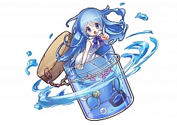 画像ギャラリー No.021のサムネイル画像 / 「サモンズボード」と「メルクストーリア」のキャラクターが共演。両タイトルの1周年コラボ展開について,プロデューサーの荻原氏と松村氏に話を聞いた