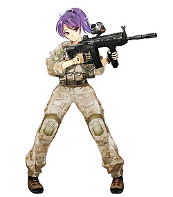 画像ギャラリー No.002のサムネイル画像 / 「感染×少女」が「東京マルイ」とコラボ。限定キャラクター「丸山彩華」が登場