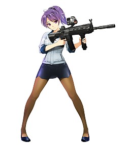 画像ギャラリー No.003のサムネイル画像 / 「感染×少女」が「東京マルイ」とコラボ。限定キャラクター「丸山彩華」が登場