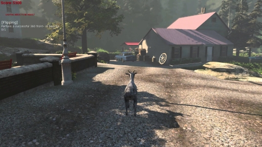 画像ギャラリー No.002のサムネイル画像 / ヤギが主人公という「Goat Simulator」のローンチトレイラーが公開に。この逆再生は,あの話題トレイラーのパロディなのか?