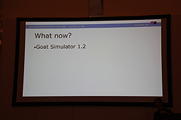 画像ギャラリー No.014のサムネイル画像 / ［gamescom］世界唯一のヤギシム「Goat Simulator」はなぜ生まれてしまったのか？　を教えてくれるセッションがGDC Europe 2014で実施