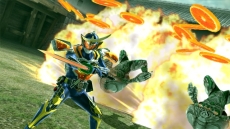 画像ギャラリー No.014のサムネイル画像 / 「仮面ライダー バトライド・ウォーII」,クロニクルモードのプロローグが明らかに。仮面ライダーバロンの参戦も判明