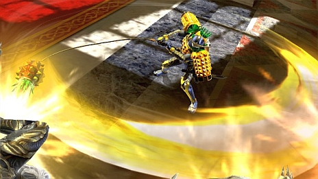 画像ギャラリー No.017のサムネイル画像 / 「仮面ライダー バトライド・ウォーII」,クロニクルモードのプロローグが明らかに。仮面ライダーバロンの参戦も判明
