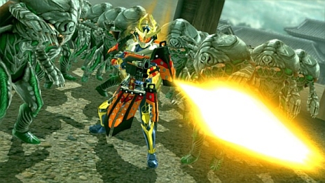 画像ギャラリー No.006のサムネイル画像 / 「仮面ライダー バトライド・ウォーII」，火縄大橙DJ銃やカチドキ旗を使う「カチドキアームズ」などの情報が明らかに
