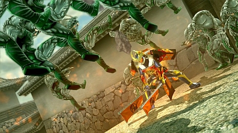 画像ギャラリー No.009のサムネイル画像 / 「仮面ライダー バトライド・ウォーII」，火縄大橙DJ銃やカチドキ旗を使う「カチドキアームズ」などの情報が明らかに