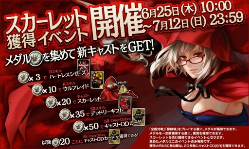 画像ギャラリー No.002のサムネイル画像 / 「Wonderland Wars」赤頭巾をモチーフにした「スカーレット」が参戦