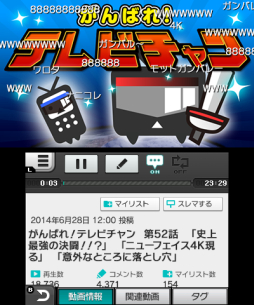 画像ギャラリー No.001のサムネイル画像 / 3DS版「ニコニコ」がチャンネル動画の視聴に対応。Wii U版もアップデート