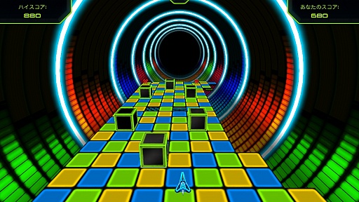 画像ギャラリー No.002のサムネイル画像 / サイバー空間を突き進め。スマートフォン向けアクション「Avoid - センサリーオーバーロード」を紹介する「(ほぼ)日刊スマホゲーム通信」第472回