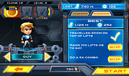 画像ギャラリー No.003のサムネイル画像 / 主役は床？ スマートフォン向けランニングゲーム「Gravity Guy 2」を紹介する「（ほぼ）日刊スマホゲーム通信」第475回