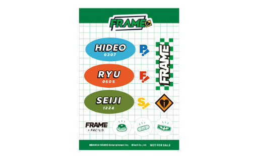 画像ギャラリー No.004のサムネイル画像 / 「アイドルマスター SideM」,ユニット“FRAME”仕様の防災ポーチが発売決定