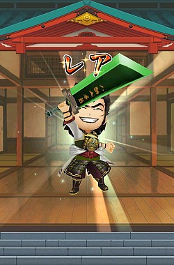 画像ギャラリー No.002のサムネイル画像 / 「戦国無双シュート」無双武将がちゃに軍略家「島左近」を追加。新ステージ6も