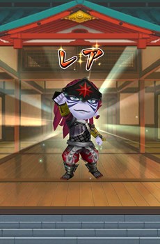 画像ギャラリー No.001のサムネイル画像 / 「戦国無双シュート」“無双武将がちゃ”に「風魔小太郎」が登場。オリジナルストーリーも