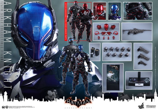 画像ギャラリー No.001のサムネイル画像 / 「バットマン:アーカム・ナイト」,アーカムナイトの1/6スケール可動フィギュアがホットトイズから登場