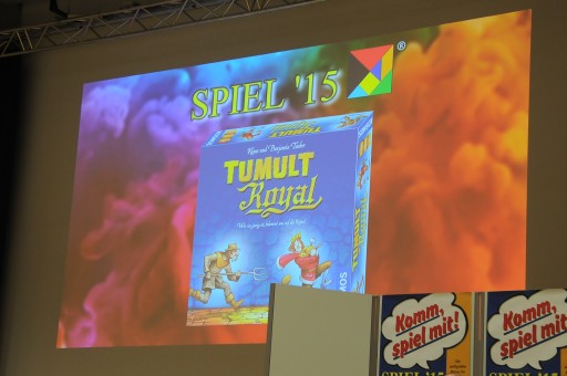 画像ギャラリー No.017のサムネイル画像 / ［SPIEL’15］日本生まれの「街コロ」が入賞を果たしたドイツゲーム賞授賞式＆プレスカンファレンスレポート
