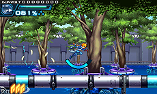 画像ギャラリー No.026のサムネイル画像 / “インティ・クリエイツ×稲船敬二”による新作3DSタイトル「蒼き雷霆 ガンヴォルト」が発表。雷撃を操る超能力少年がハイスピード＆ハイテンションなバトルを繰り広げる