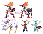 画像ギャラリー No.017のサムネイル画像 / 「蒼き雷霆 ガンヴォルト」，第七波動を制御する触媒「宝剣」で変身する，皇神側の能力者達「七宝剣」の情報が公開