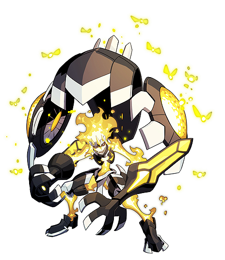 画像ギャラリー No.038のサムネイル画像 / 「蒼き雷霆 ガンヴォルト」，第七波動を制御する触媒「宝剣」で変身する，皇神側の能力者達「七宝剣」の情報が公開