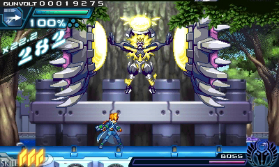 画像ギャラリー No.043のサムネイル画像 / 「蒼き雷霆 ガンヴォルト」，第七波動を制御する触媒「宝剣」で変身する，皇神側の能力者達「七宝剣」の情報が公開