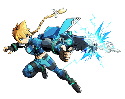 画像ギャラリー No.016のサムネイル画像 / 「蒼き雷霆 ガンヴォルト」は8月中旬配信開始！　搭載される4つのオリジナルシステムや主人公ガンヴォルトの成長要素も公開に