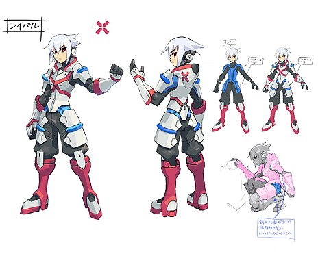 画像ギャラリー No.004のサムネイル画像 / 「蒼き雷霆 ガンヴォルト」，セブンスの能力をコピーして使用するライバルキャラ「アキュラ」が公開。本作に関連するインターネットラジオ番組の情報も