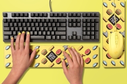 画像ギャラリー No.003のサムネイル画像 / マウスとほぼ同じ4色カラバリ展開。Mionixのキーボード用パームレスト兼マウスパッドがやはり派手な見た目で国内発売