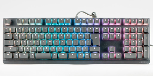 画像ギャラリー No.003のサムネイル画像 / Mionix製キーボード「WEI」レビュー。見た目重視のブランドは,「Cherry MX RGB Red」キースイッチ搭載モデルをどう仕上げたか