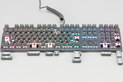 画像ギャラリー No.027のサムネイル画像 / Mionix製キーボード「WEI」レビュー。見た目重視のブランドは,「Cherry MX RGB Red」キースイッチ搭載モデルをどう仕上げたか