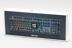画像ギャラリー No.029のサムネイル画像 / Mionix製キーボード「WEI」レビュー。見た目重視のブランドは,「Cherry MX RGB Red」キースイッチ搭載モデルをどう仕上げたか