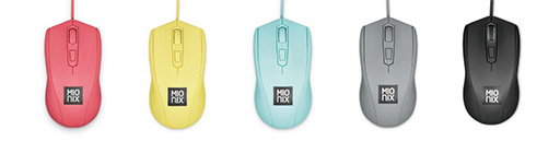 画像ギャラリー No.009のサムネイル画像 / Mionix,5色カラバリ展開の左右対称型マウス「AVIOR」を12月12日に国内発売