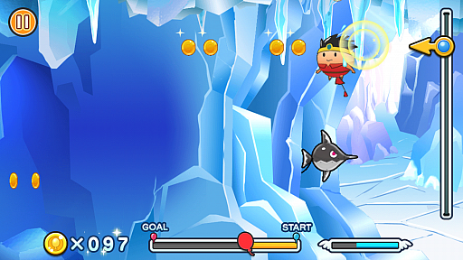 画像ギャラリー No.008のサムネイル画像 / 浮遊感が気持ちいい。スマートフォン向け横スクロールアクション「ふうせん勇者」を紹介する「（ほぼ）日刊スマホゲーム通信」第510回