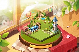 画像ギャラリー No.004のサムネイル画像 / スマホ向け「シロンのシークレットガーデン」が3月28日に配信。事前登録開始