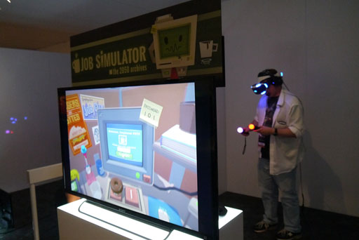 画像ギャラリー No.014のサムネイル画像 / 過去最大の出展数となったPSVRタイトル。「The London Heist」「Job Simulator」「Rez Infinite」など注目の7タイトルをまとめて紹介