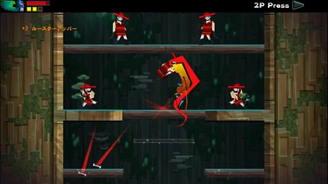 画像ギャラリー No.008のサムネイル画像 / 「覆面闘士」海外で人気の横スクロールアクションが日本語版となって3月27日より配信。プロレス技を駆使して敵を倒し，さらわれた大統領の娘を助け出そう