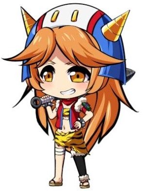 画像ギャラリー No.002のサムネイル画像 / 「ロボットガールズZ ONLINE」，限定募集に【節分】グロちゃんと【節分】一角鬼が登場