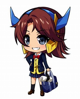 画像ギャラリー No.003のサムネイル画像 / 「ロボットガールズZ ONLINE」,限定募集に「ガッキー(制服)」と「あしゅら男爵(着物)」が参戦