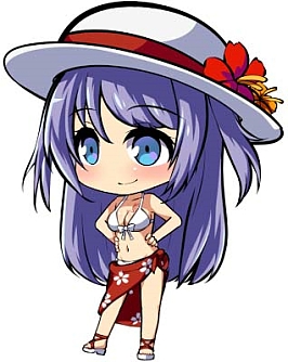 画像ギャラリー No.001のサムネイル画像 / 「ロボットガールズZ ONLINE」水着姿のキリクちゃんが参戦