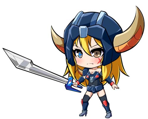 画像ギャラリー No.002のサムネイル画像 / 「ロボットガールズZ ONLINE」,アニメ“マシンロボ クロノスの大逆襲”からガルディ参戦。期間限定イベントも