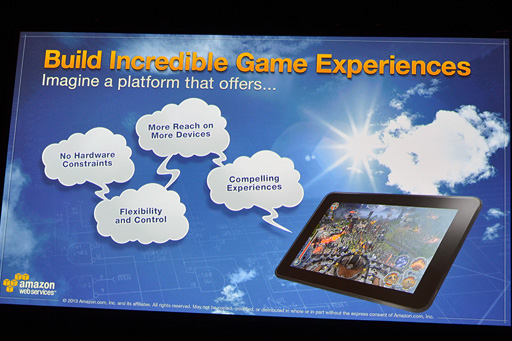 画像ギャラリー No.019のサムネイル画像 / ［GDC 2014］次世代家庭用ゲーム機はストリーミングCG＋ローカルレンダリングCGのハイブリッドに？ Amazonが実動デモを公開