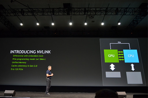 画像ギャラリー No.008のサムネイル画像 / ［GTC 2014］Maxwellの次に来る次世代GPU「Pascal」。「NVLink」と3次元メモリがその“次世代性能”を切り開く