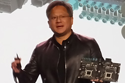 画像ギャラリー No.009のサムネイル画像 / ［CES 2016］NVIDIA，次世代GPU「Pascal」搭載カードを初披露。GDDR5＋採用か
