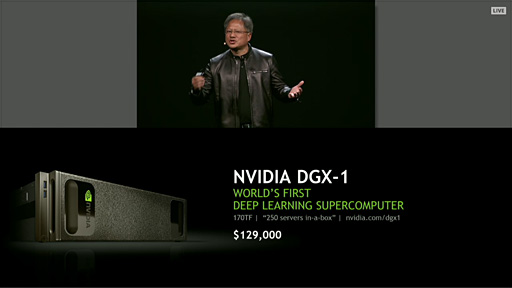 画像ギャラリー No.007のサムネイル画像 / ［GTC 2016］NVIDIA，Pascalアーキテクチャ採用の新世代GPU「Tesla P100」発表。AIとディープラーニングのためのプロセッサ