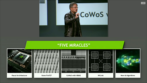 画像ギャラリー No.017のサムネイル画像 / 西川善司の3DGE:GTC 2016の基調講演でNVIDIA CEOが語った5つのテーマと,そこから見えるNVIDIAの現状と将来